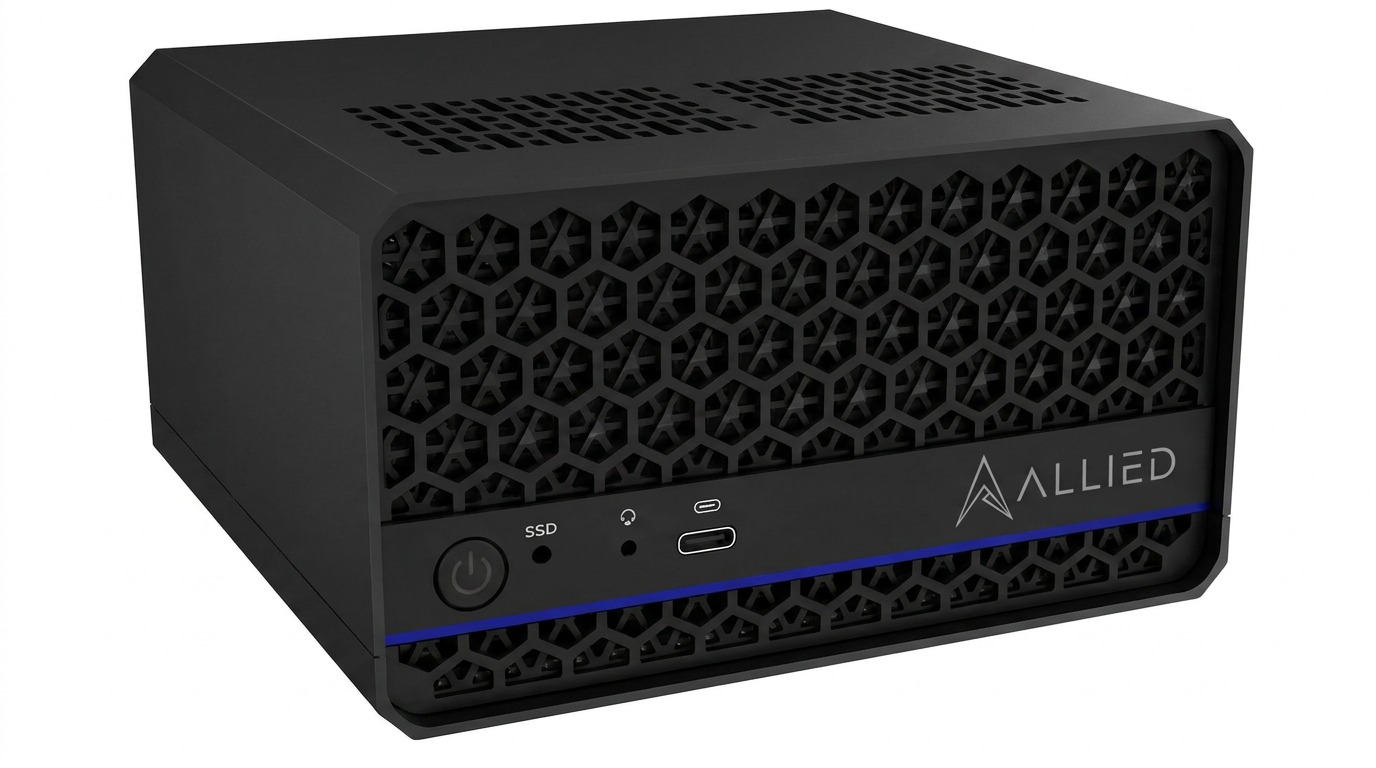 Studio view of the Allied Talon Thor chassis in black